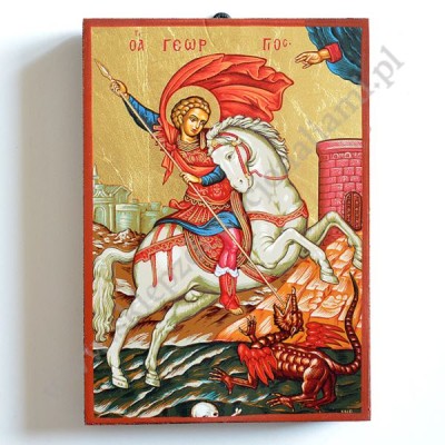 ŚWIĘTY JERZY - ikona 12.5 x 17.5 cm - 84130