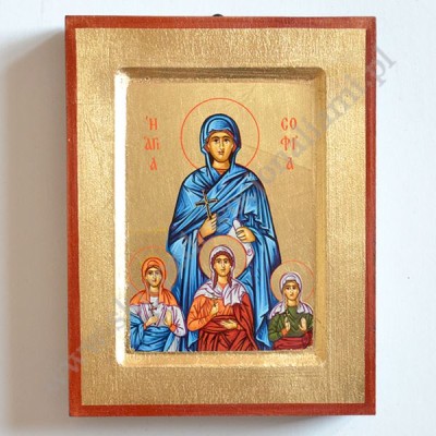 ŚWIĘTA ZOFIA - ikona 14 x 18 cm - 84113