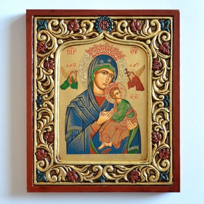 MATKA BOŻA NIEUSTAJĄCEJ POMOCY - ikona 21.5 x 25.5 cm - 84114