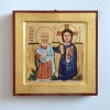 IKONA PRZYJAŹNI - CHRYSTUS I ŚW.MENAS - ikona 20 x 20 cm - 85288