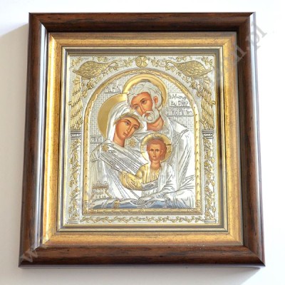 ŚWIĘTA RODZINA - ikona w ramce za szkłem 23 x 25.5 cm - 85311