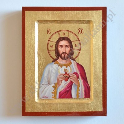 SERCE PANA JEZUSA - ikona 14 x 18 cm - 87351