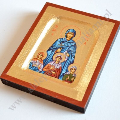 ŚWIĘTA ZOFIA - ikona 10 x 12.5 cm - 87345