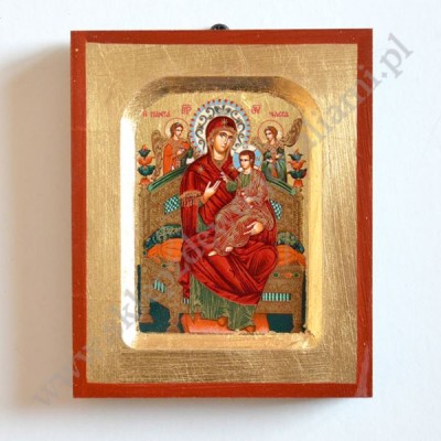 MATKA BOŻA TRONUJĄCA - ikona 10.2 x 12.5 cm - 87349