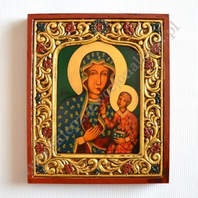 MATKA BOŻA CZĘSTOCHOWSKA - ikona 21 x 25 cm - 84115