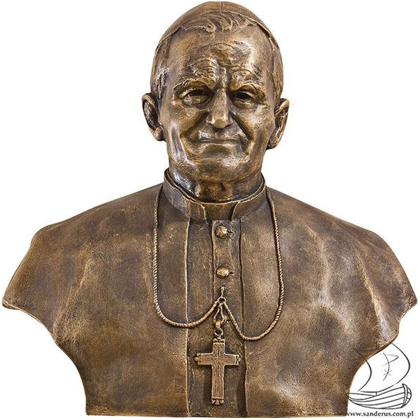 ŚWIĘTY JAN PAWEŁ II - POPIERSIE - figura 60 cm - 651