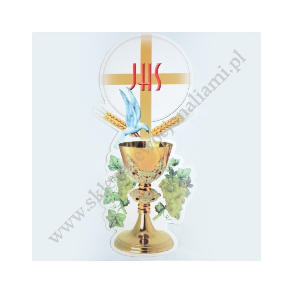 Emblematy eucharystyczne - 4281_K - w komplecie 5 szt. - sprzedaż mix wzorów