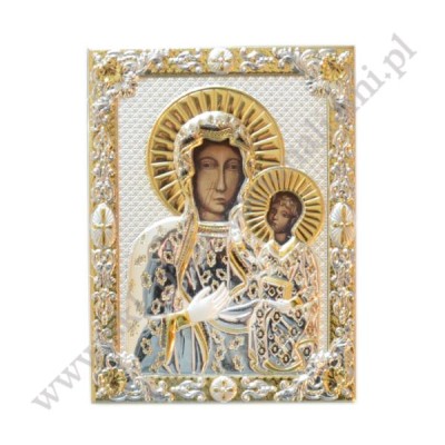 MATKA BOŻA CZĘSTOCHOWSKA - ikona 13.5 x 17.5 cm - 87899