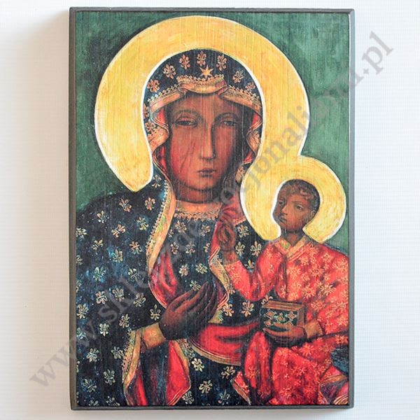 MATKA BOŻA CZĘSTOCHOWSKA - ikona 21.2 x 29.8 cm - 5757