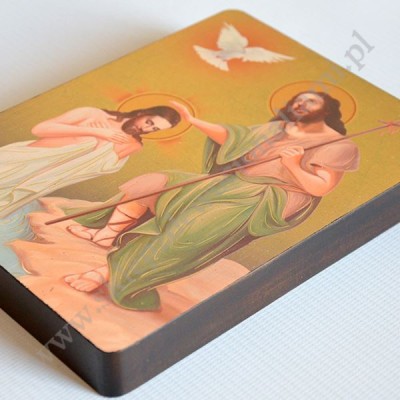 CHRZEST PANA JEZUSA - ikona 12 x 16 cm - 3872-B