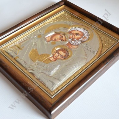 ŚWIĘTA RODZINA - ikona w ramce za szkłem 28.7 x 33.6 cm - 84066