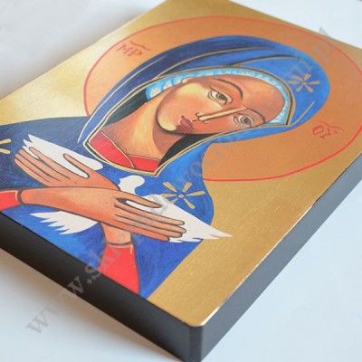MATKA BOŻA NIOSĄCA DUCHA ŚWIĘTEGO - ikona 17 x 23 cm - 79193