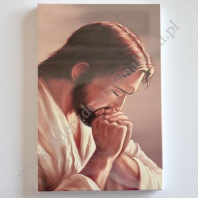 PAN JEZUS MODLĄCY - obraz 40 x 65 cm - 5912