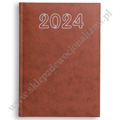 TERMINARZ 2024 - A5 - STANDARD BRĄZOWY - 3113