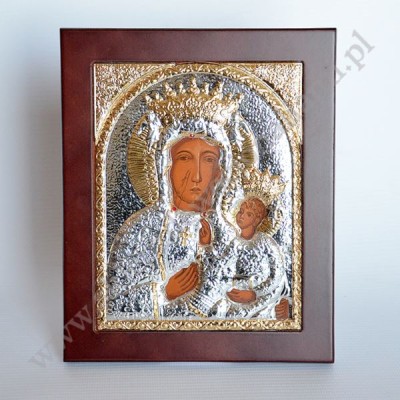 MATKA BOŻA CZĘSTOCHOWSKA - ikona w ramie 15.3 x 18.5 cm - 82410