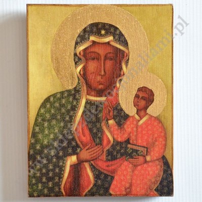 MATKA BOŻA CZĘSTOCHOWSKA - ikona 13 x 17 cm - 82188