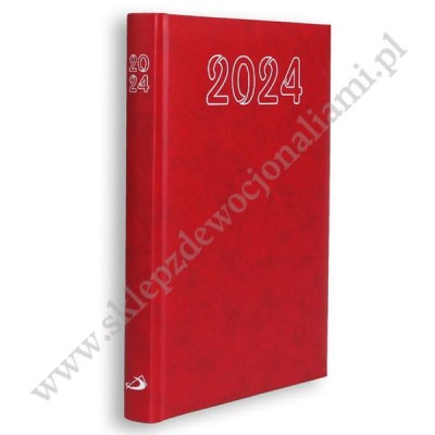 TERMINARZ 2024 - A5 - STANDARD CZERWONY - 72047