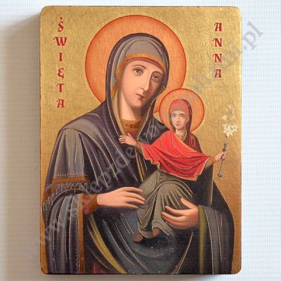 ŚWIĘTA ANNA - ikona 12 x 16 cm - 3859-B