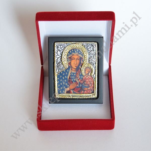 MATKA BOŻA CZĘSTOCHOWSKA - ikonka 6.2 x 7.6 cm - 83484