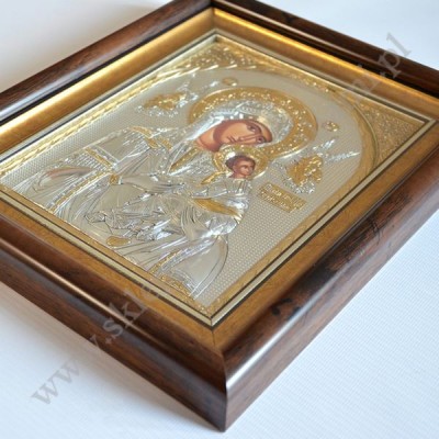 MATKA BOŻA NIEUSTAJĄCEJ POMOCY  - ikona w ramce za szkłem 23.7 x 28.7 cm - 69027