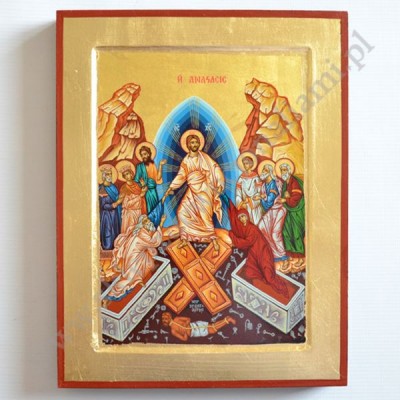 ZMARTWYCHWSTANIE PANA JEZUSA - ikona 24 x 31 cm - 30045