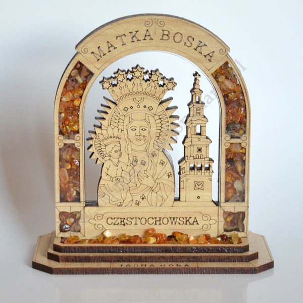 MATKA BOŻA CZĘSTOCHOWSKA - kapliczka wys.10 cm - 88003
