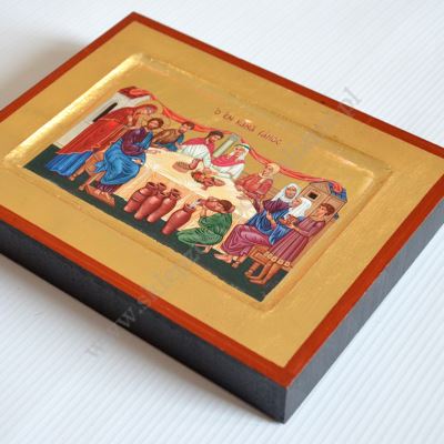WESELE W KANIE GALILEJSKIEJ - ikona 18 x 14 cm - 4887