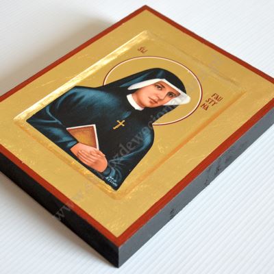ŚW. FAUSTYNA - ikona 14 x 18 cm - 85626