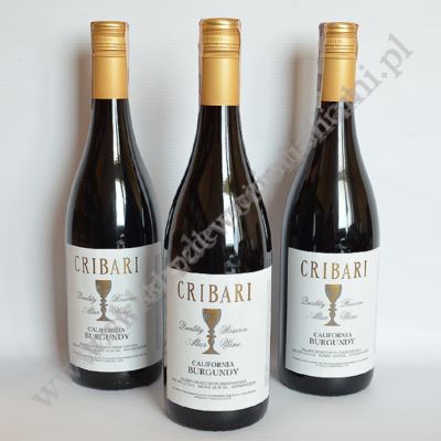 CRIBARI CALIFORNIA BURGUNDY - winio mszalne - czerwone półwytrawne