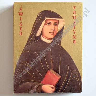 ŚWIĘTA FAUSTYNA - ikona 12 x 16 cm - 3092-B