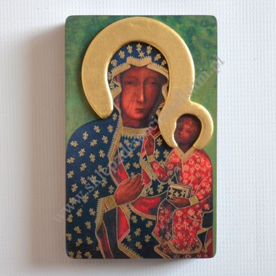 MATKA BOŻA CZĘSTOCHOWSKA - ikona 11.8 x 19 cm - 67751