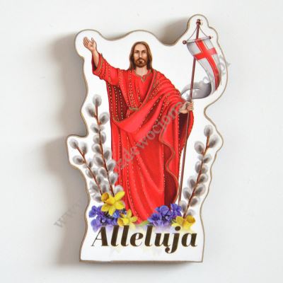 PAN JEZUS ZMARTWYCHWSTAŁY - magnes wys.7.7 cm - 72634