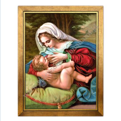 MATKA BOŻA KARMIĄCA - obraz w ramie 23 x 29 cm - 79327