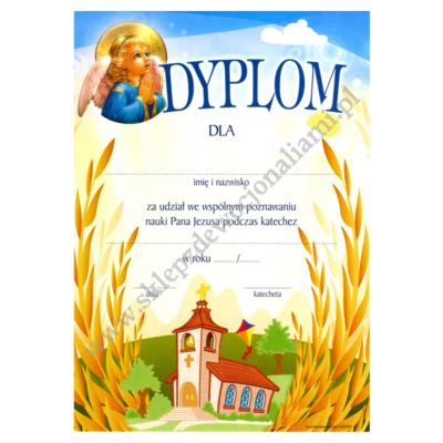 DYPLOM PRZEDSZKOLNY - format A5 - 79903