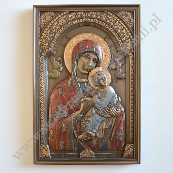 MATKA BOŻA NIEUSTAJĄCEJ POMOCY - ikona, płaskorzeźba 15.5 x 23 cm - 85434
