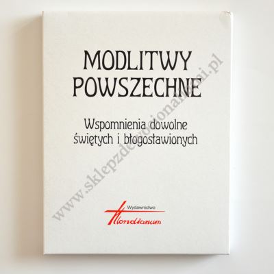 WSPOMNIENIA DOWOLNE - DO MODLITW POWSZECHNYCH - 1073