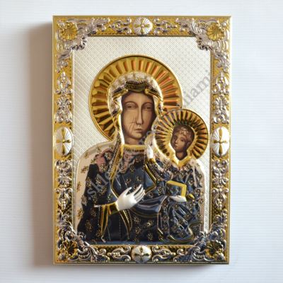 MATKA BOŻA CZĘSTOCHOWSKA - ikona 20 x 28 cm - 75679