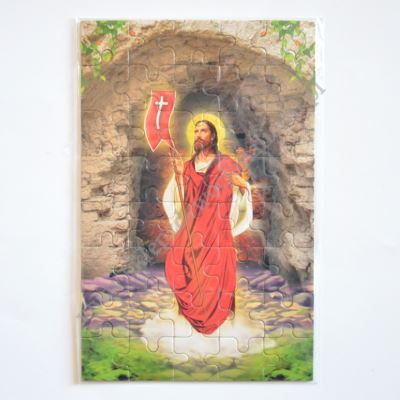 PAN JEZUS ZMARTWYCHWSTAŁY - PUZZLE 13 x 20 cm - 40 ELEMENTÓW - 72695