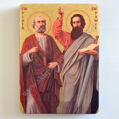 ŚWIĘTY PIOTR I PAWEŁ - ikona 12 x 16.4 cm - 75895